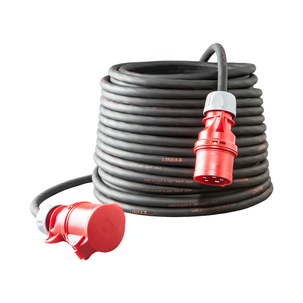 Verlengkabel 5P 5x2,5mm2 16A l=25m
