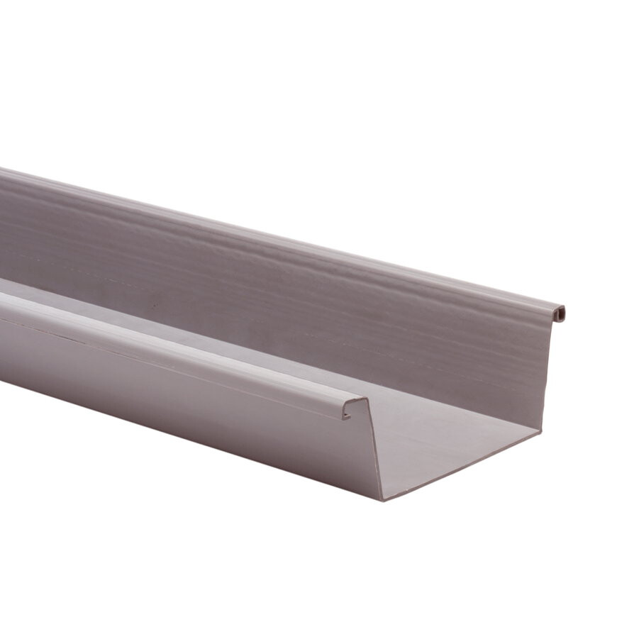 S-Lon pvc bakgoot 180mm grijs l=2m