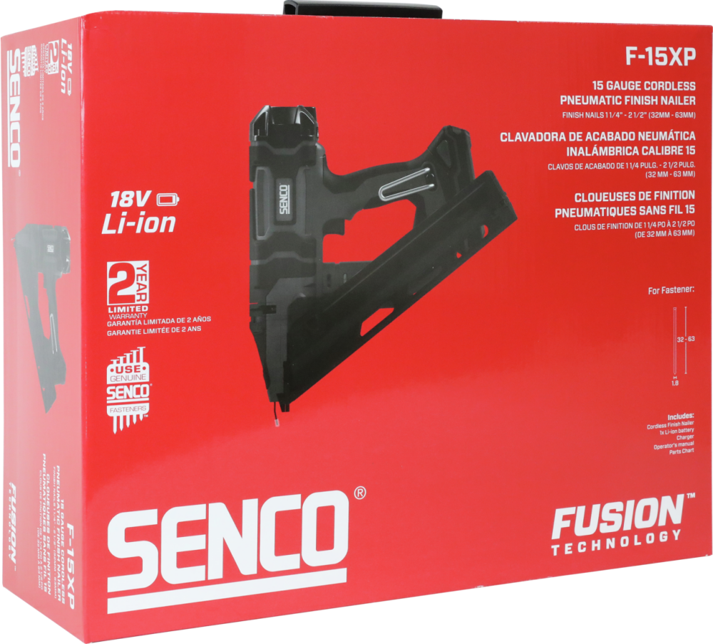 Senco Fusion F15XP spijkertacker 32-65mm