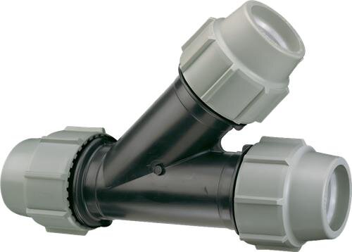 Plasson klem T-stuk 45° 63mm