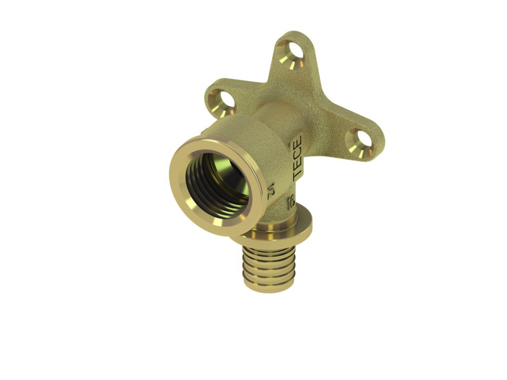 TECE muurplaat 14mmx1/2" bi
