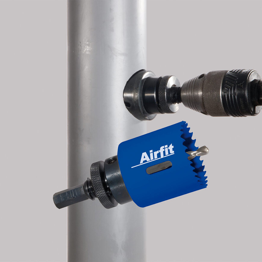 Airfit zadelkoppelstuk 160x90mm grijs