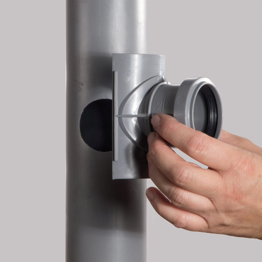 Airfit zadelkoppelstuk 160x90mm grijs