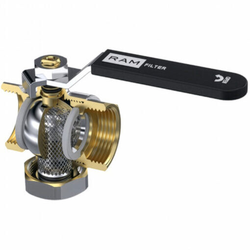 Aerowatt Kogelafsluiter 1 magneetfilter