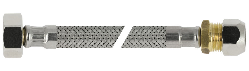 Flex slang 35cm 12mmx3/8" knel/bi