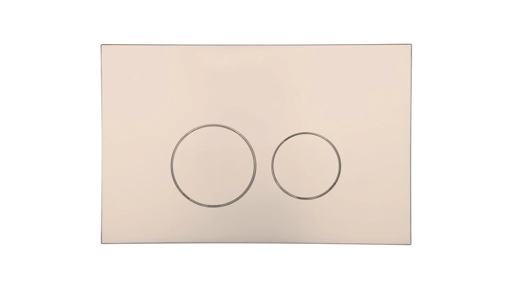 Circle bedieningsplaat champagne goud