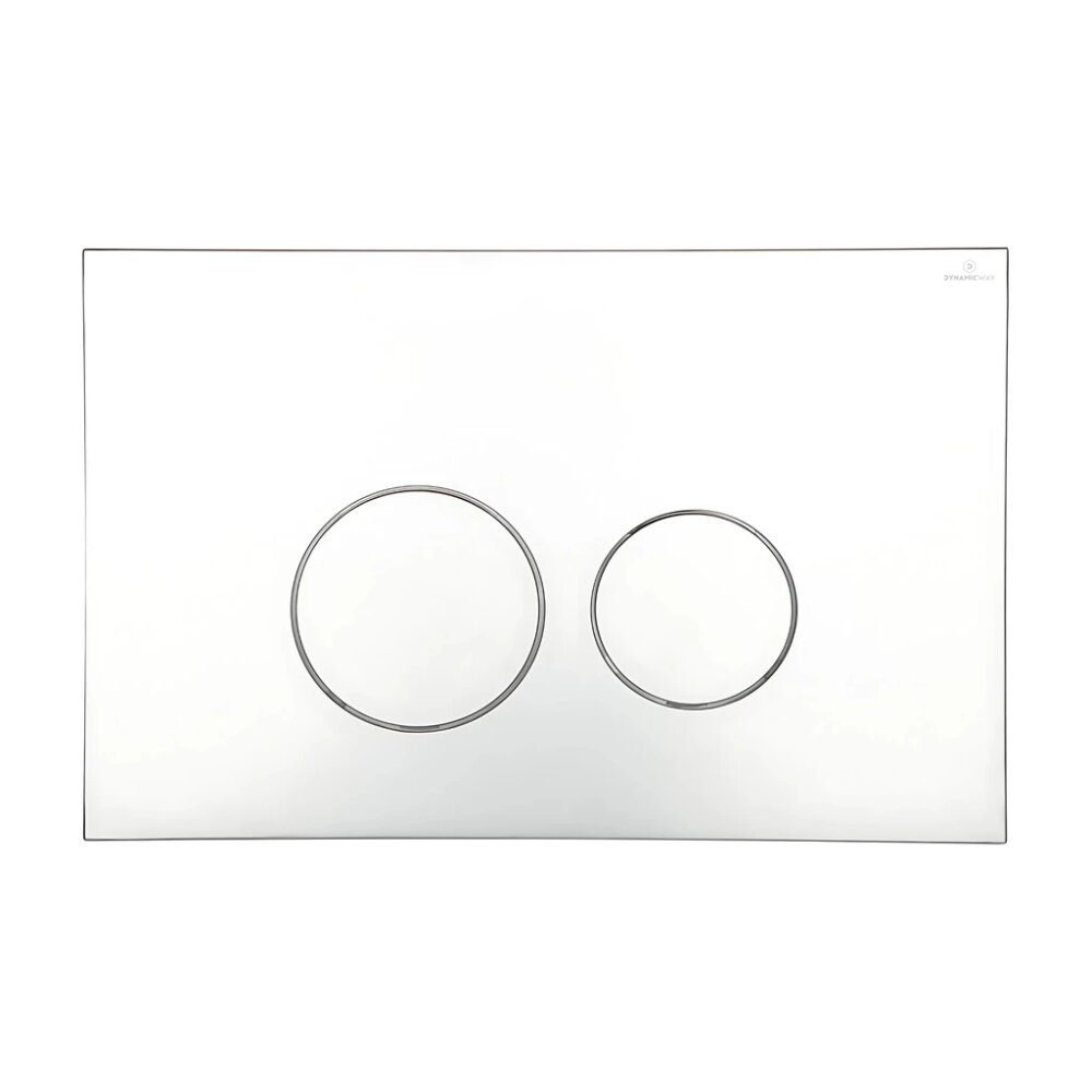 Circle bedieningsplaat glans chr