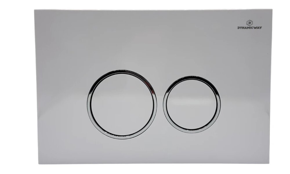 Circle bedieningsplaat wit