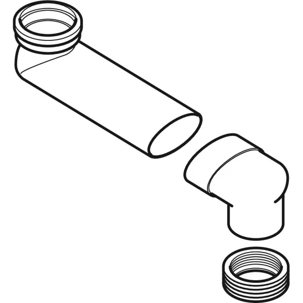 Geberit sprong afvoerbocht 90/110mm