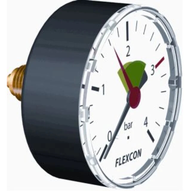 Flexcon manometer 63mm AXI 1/4"