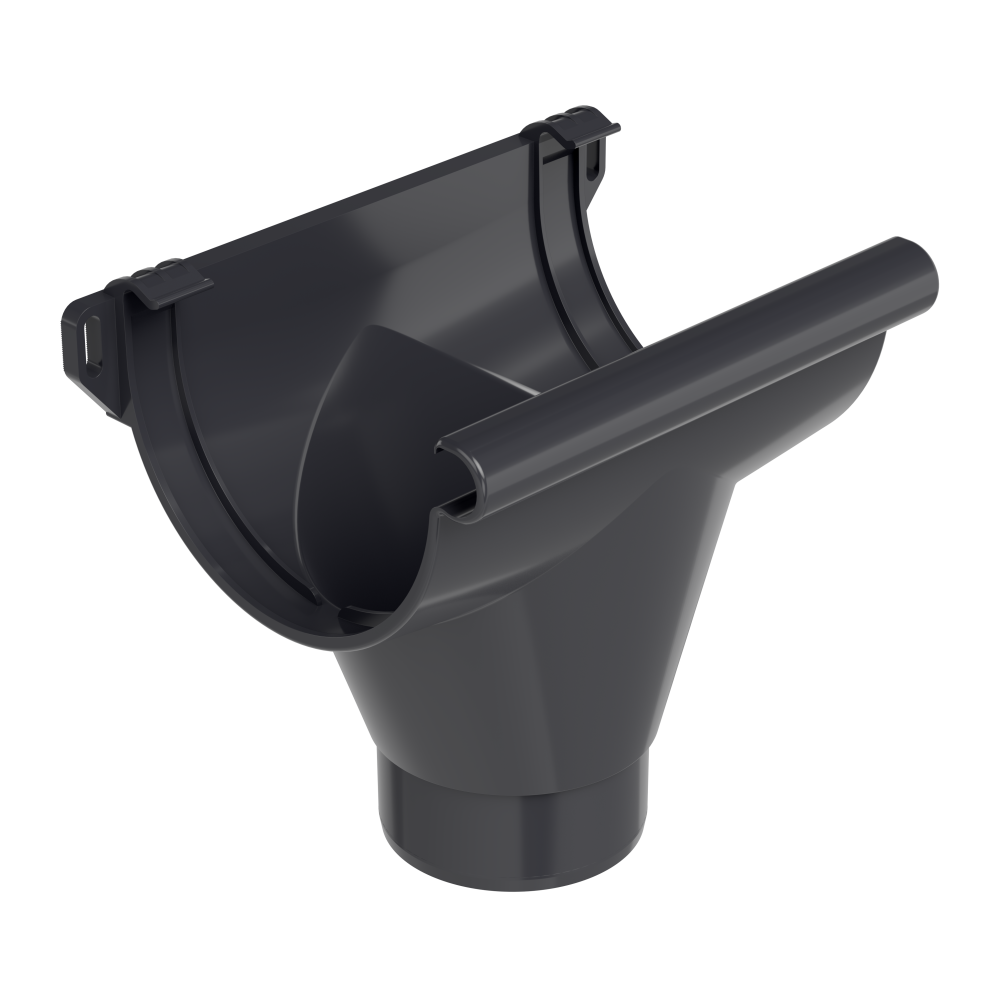 Gelaco pvc uitlaat M90 zw z/afd