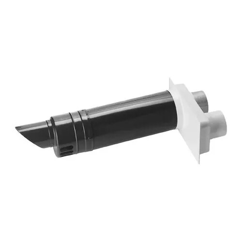 Geveldoorvoer m/adapter 2x80 80/125