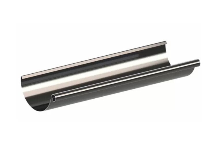 Krop dakgoot 125mm zw l=3m
