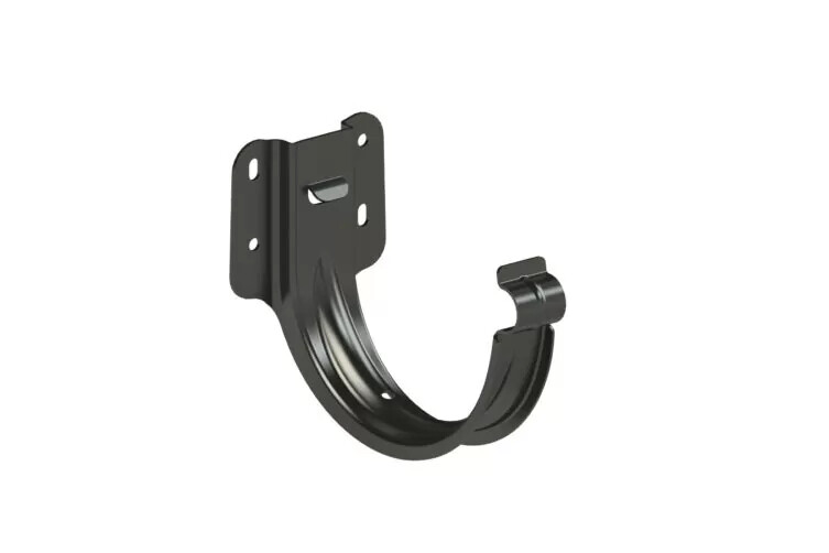 Krop gootbeugel 125mm zw
