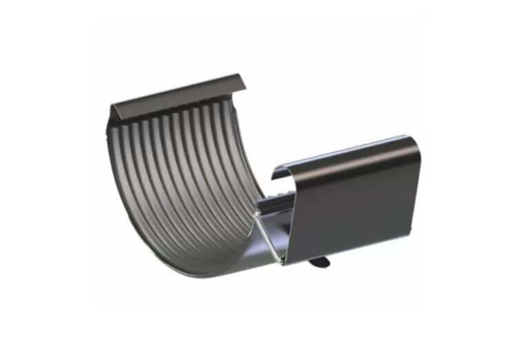 Krop koppelstuk 125mm zw