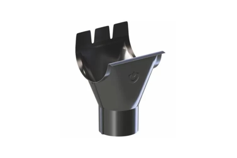 Krop uitloop 125mm zw