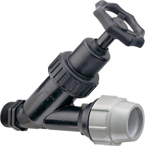 Plasson vrijstroomafsluiter 40mm x 11/4