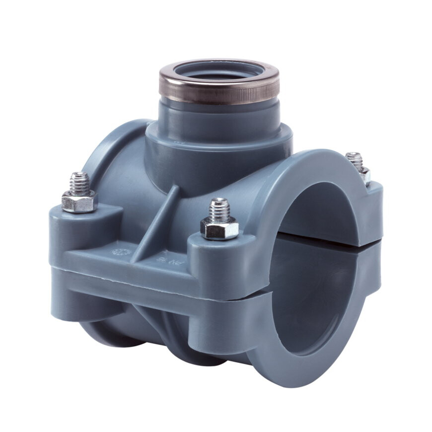 PP aanboorzadel 110mmx3/4