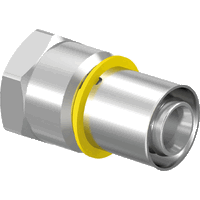 Uponor gas schroefbus 20mmx3/4" bi pers