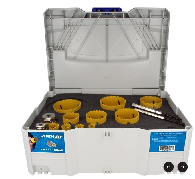 ProFit BiMetal PLUS gatzagen set in Syst