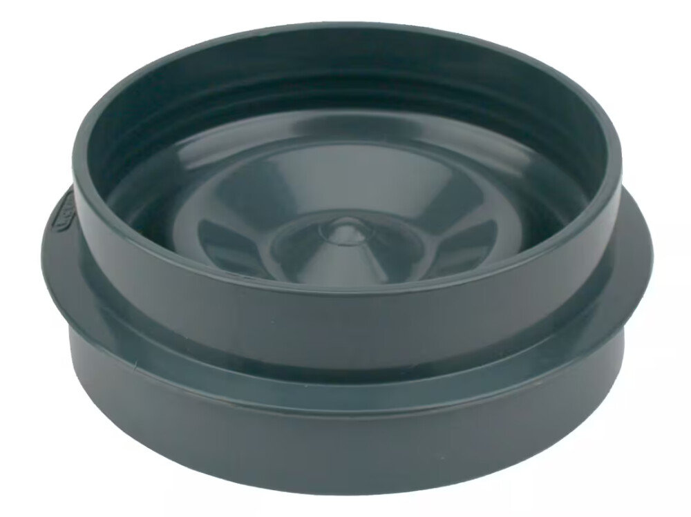 PVC combikap grijs 110mm