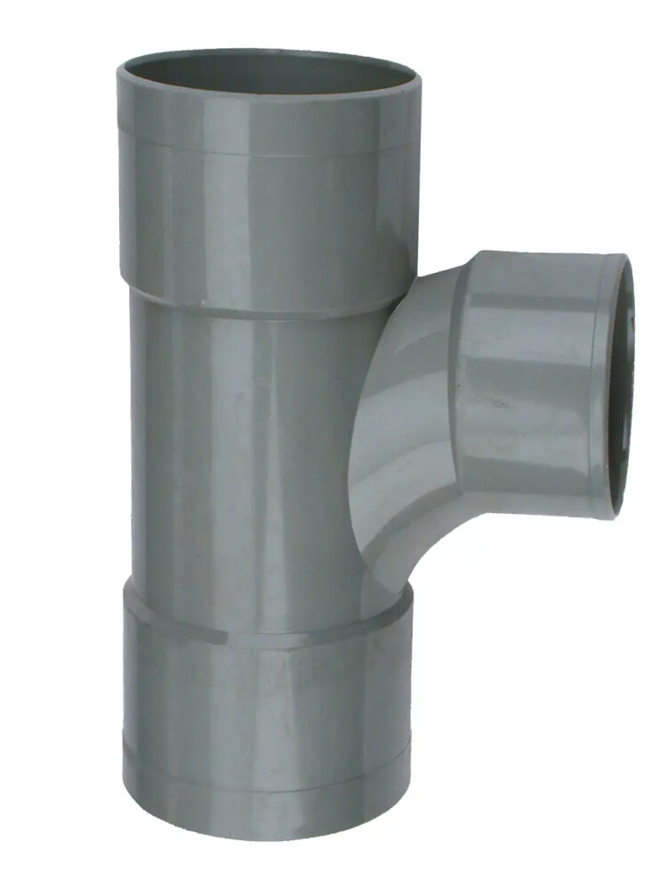 Wadal stromings T-stuk 88° 110 m/m/m