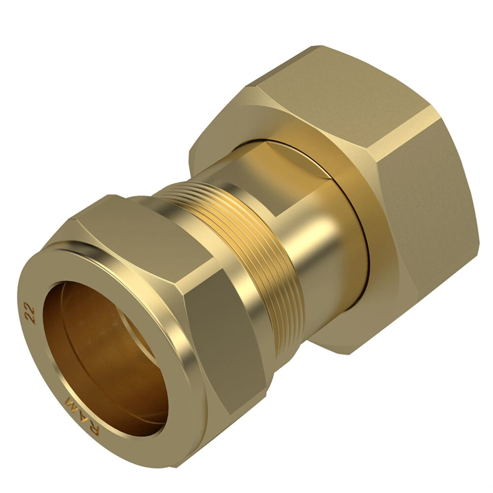 Raminex watermeter koppeling 2d 1"x22mm