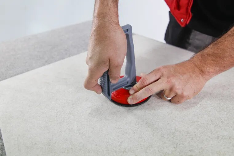 Tegeldrager vacuum 1 nop ruwe oppervlakt