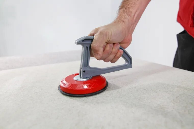 Tegeldrager vacuum 1 nop ruwe oppervlakt