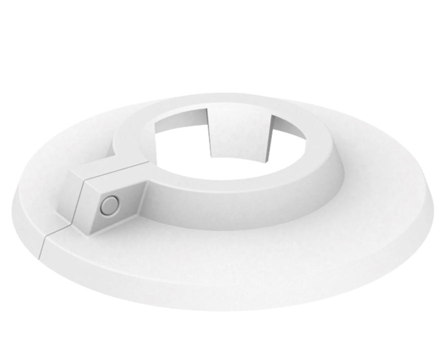 Flamco klemrozet 22mmx1/2" wit