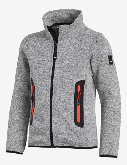 FHB Mats fleece jack 110/116 grijs