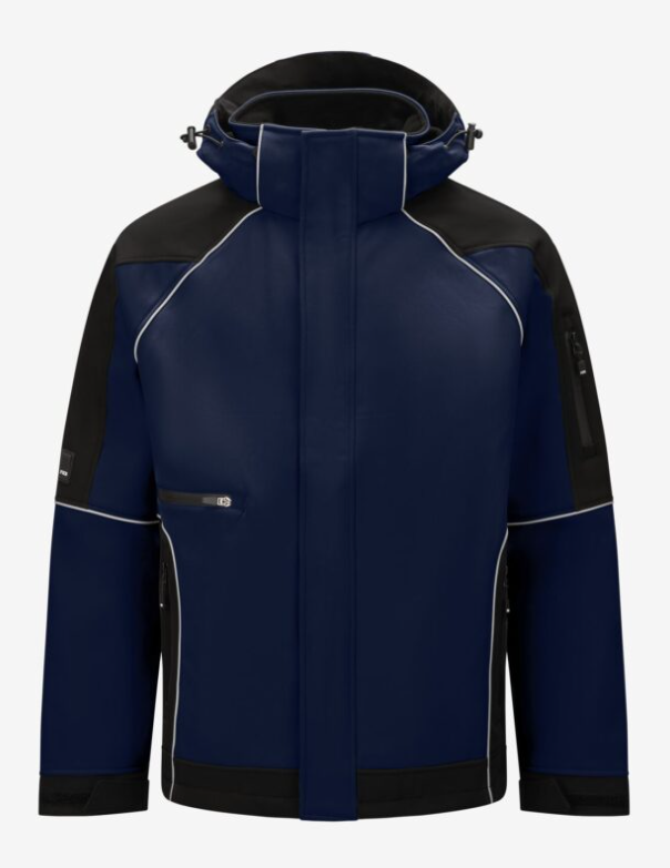 FHB Walter softshelljack L marine/zwart
