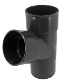 Nicoll hwa T-stuk 67° pvc 2x inw RAL7016