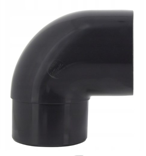 Nicoll hwa bocht 87° pvc inwendi RAL7016