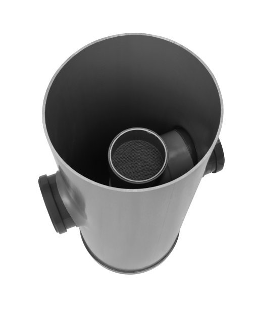 Pvc zandvangput Ø400 incl. dub. filter 2