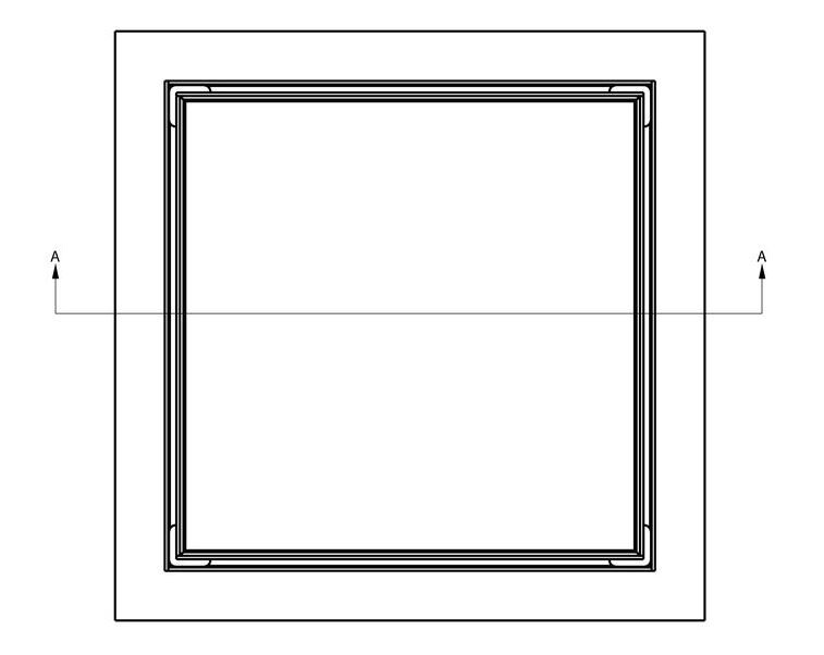 Tegelput 300x300mm zijuitloop 0,6l/s