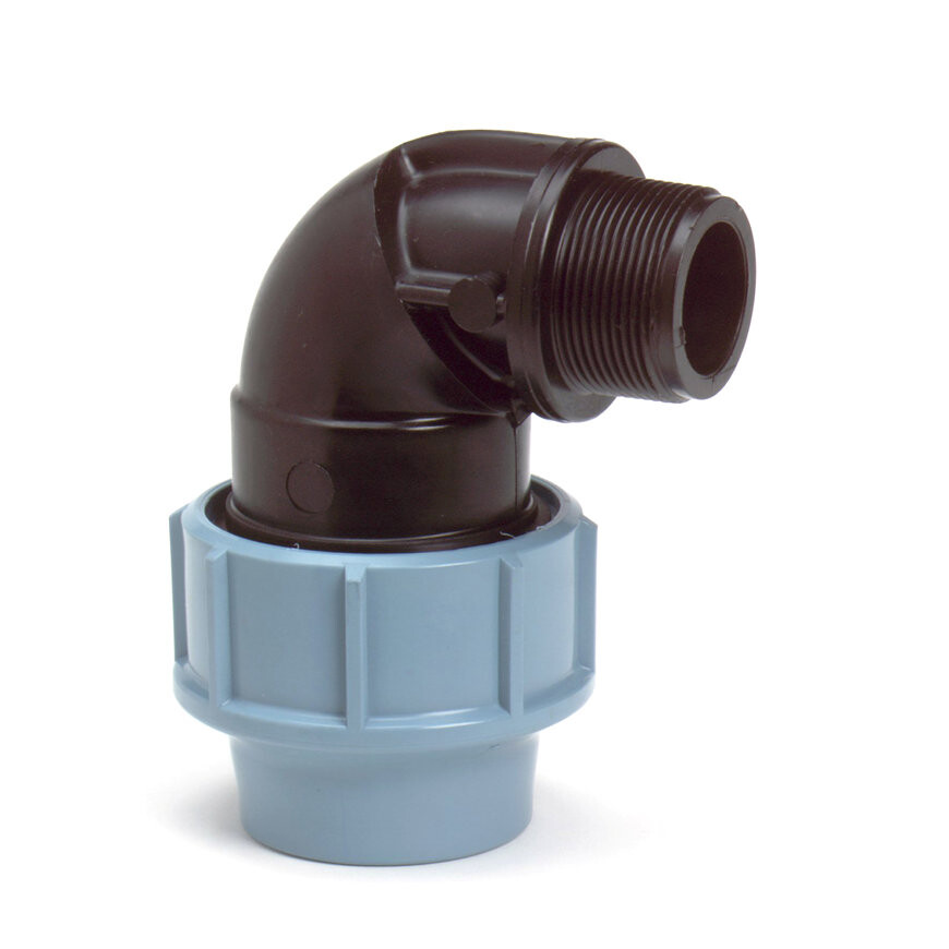 Unidelta draadknie 90° 75mmx3