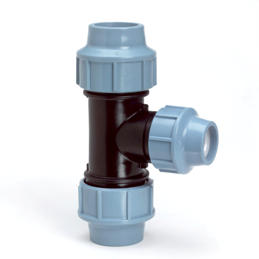 Unidelta T-stuk 90° 50x25mm 16b