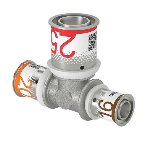S-press T-stuk 20x25x16mm