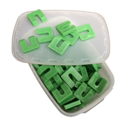 Vulplaat doos 10mm groen 80 stuks