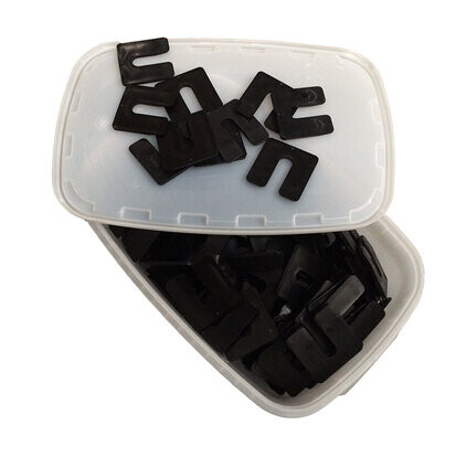 Vulplaat doos 3mm zwart 192 stuks