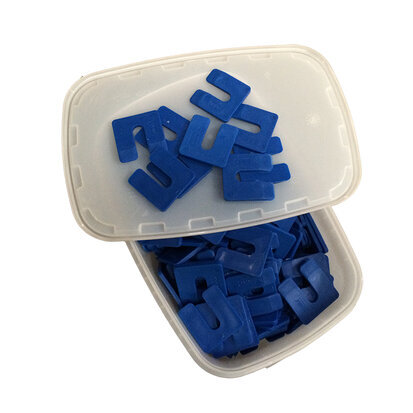 Vulplaat doos 4mm blauw 144 stuks
