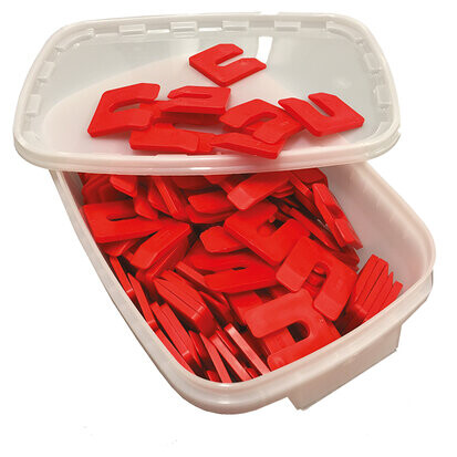 Vulplaat doos 5mm rood 144 stuks