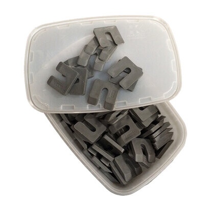 Vulplaat doos 7mm grijs 96 stuks