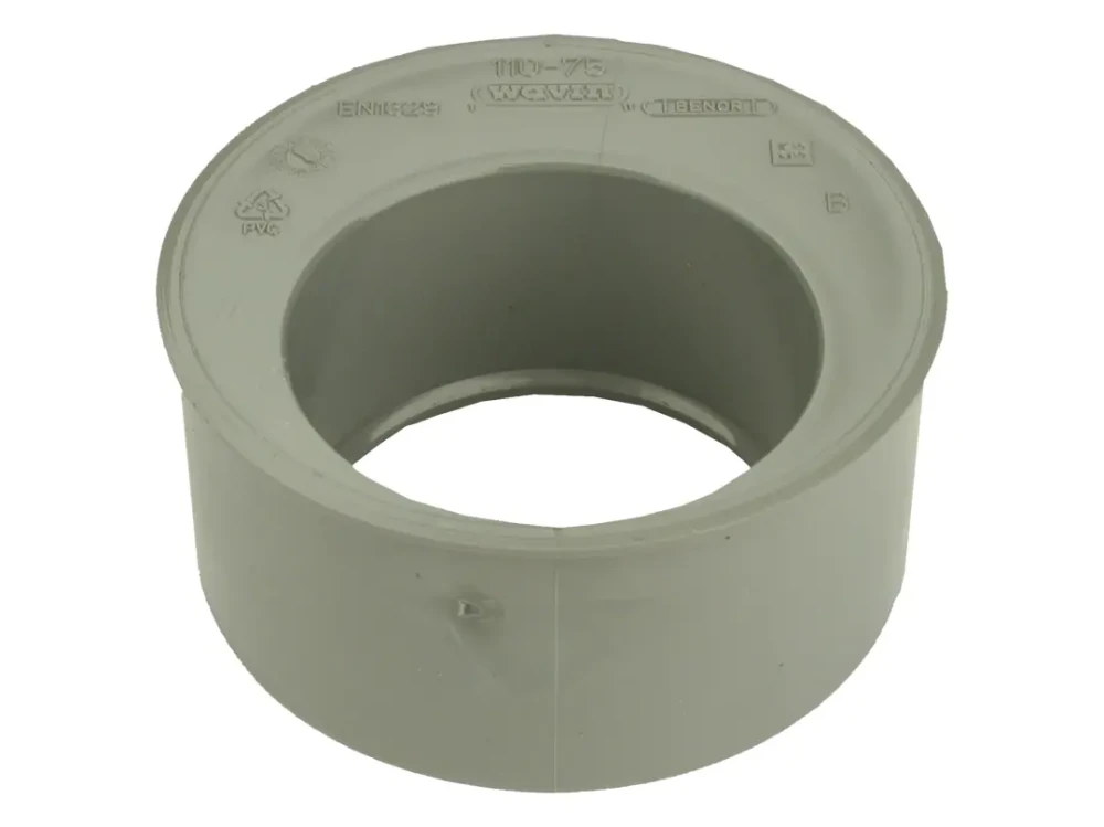 Wadal inzetverloop grijs 90x50mm