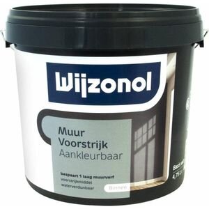 Wijzonol muurvoorstrijk btr 2,5l kleurb
