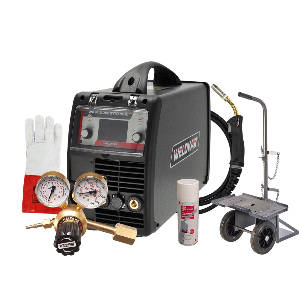 WK MIG inverter 200 Syn 230V m/acc+ond